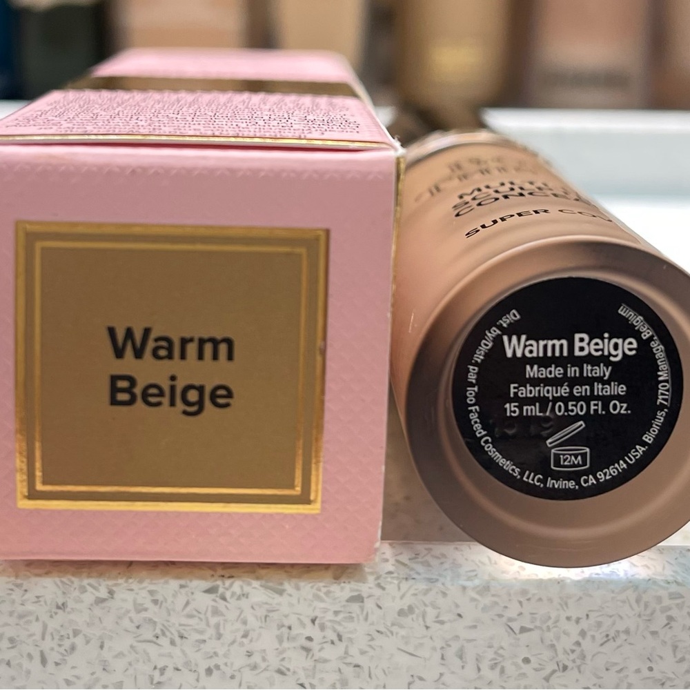 Too Faced ~ ‘15 WARM BEIGE’ Multi-Use Sculpting Concealer ~ Full Size ~ NIB - Picture 6 of 16